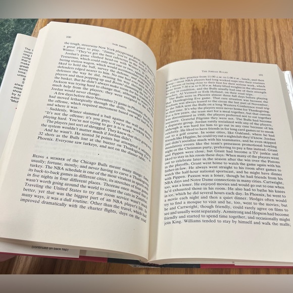 The Jordan Rules hardcover book, Michael Jordan, Chicago Bulls, basketball - Picture 4 of 4